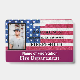 QR-Code-Feuerwehrmitarbeiter-Foto-Name-Ausweis  Ausweis