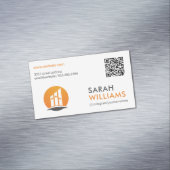 QR-Code | Finanzlogo Magnetische Visitenkarte (Beispiel)
