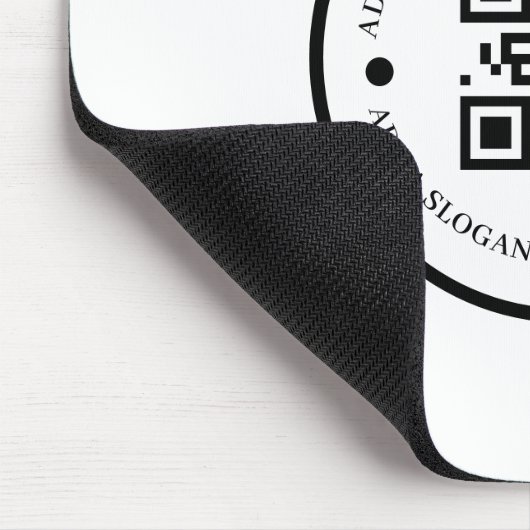 QR-Code Firmen-Website Promo-Mauspad Mousepad (Ecke)