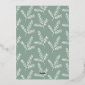 QR-Code Firmenkunden-Happenkarte Folien Feiertagskarte (Rückseite)