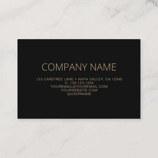 QR-Code Firmenlogo Black Euro Visitenkarte (Rückseite)