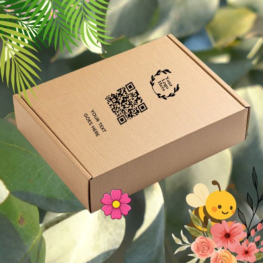 QR-Code | Firmenlogo Modern Professionell Permastempel