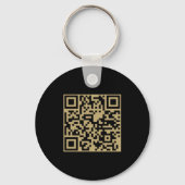 QR-Code Firmenlogo Name Schlüsselanhänger (Rückseite)