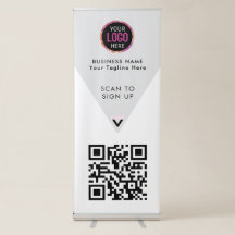QR-Code | Firmenlogo Scan Me Blink Pink