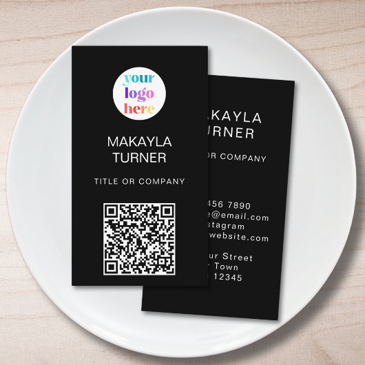 QR-Code Firmenlogo  Visitenkarte