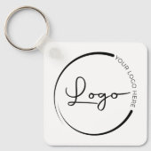 QR-Code Firmenlogo Werbung Schlüsselanhänger (Vorderseite)