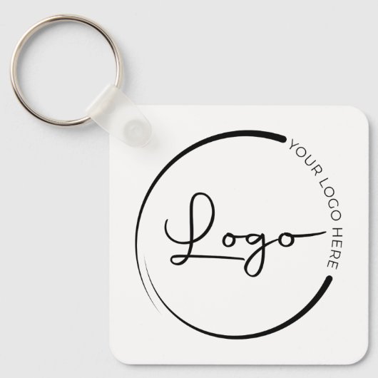 QR-Code Firmenlogo Werbung Schlüsselanhänger (Vorderseite)