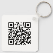 QR-Code Firmenlogo Werbung Schlüsselanhänger (Rückseite)