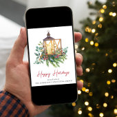 QR-Code Firmenweihnachtszeit Feiertagskarte