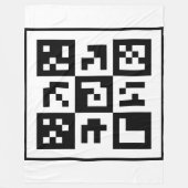 qr Code Fleecedecke (Vorderseite)