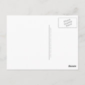 QR-Code florieren Postkarte (Rückseite)