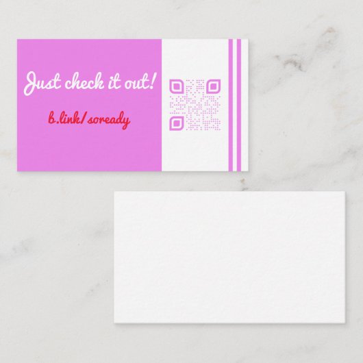 QR-Code-Flyer - DL-esque Sizing Rabattkarte (Vorne/Hinten)