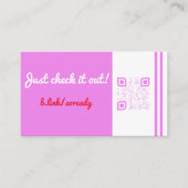 QR-Code-Flyer - DL-esque Sizing Rabattkarte (Vorderseite)