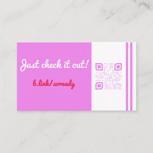 QR-Code-Flyer - DL-esque Sizing Rabattkarte (Vorderseite)