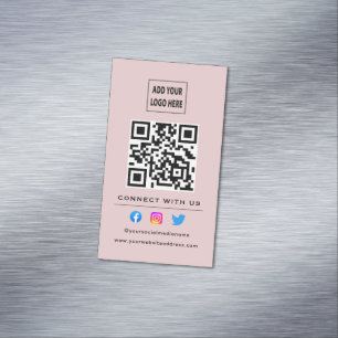 QR-Code folgen der Prüfung, um eine Verbindung mit Magnetische Visitenkarte