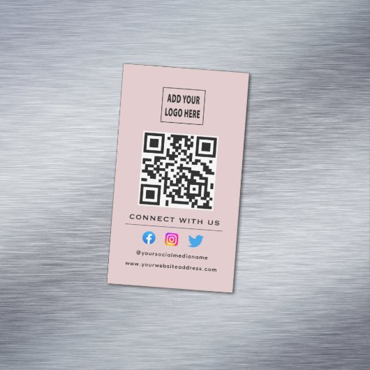 QR-Code folgen der Prüfung, um eine Verbindung mit Magnetische Visitenkarte (Beispiel)