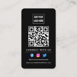 QR-Code folgen der Prüfung, um eine Verbindung mit Visitenkarte