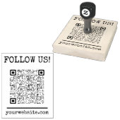 QR-Code folgen der US-Website Business Promotions Gummistempel (Stempel)
