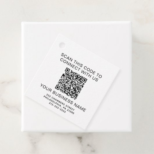 QR-Code Förderung Geschenkanhänger (Beispiel)