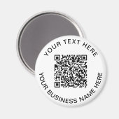 QR-Code Förderung Magnet (Vorderseite/Rückseite)