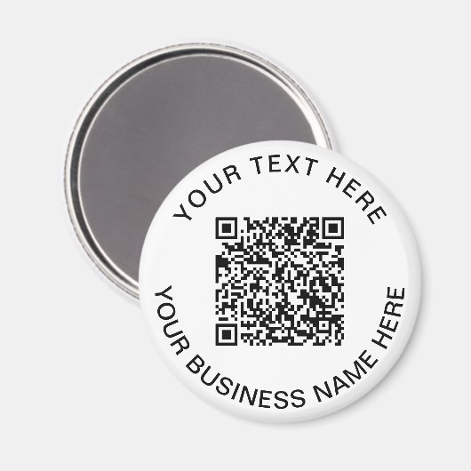 QR-Code Förderung Magnet (Vorderseite/Rückseite)