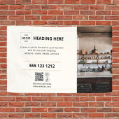 QR-Code-Foto Beige-Banner Banner