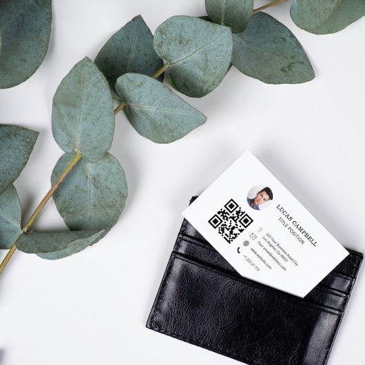 QR Code Foto Business Card Visitenkarte