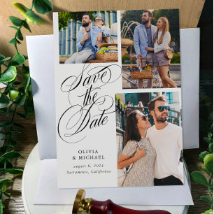 QR-Code Foto Collage Wedding Save The Date