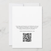 QR-Code Foto Collage Wedding Save The Date (Rückseite)