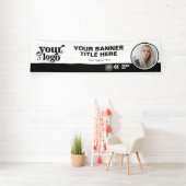 QR-Code-Foto für Firmenlogos im Freien Banner (InSitu)