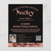 QR-Code-Foto für mobile Notare und Kreditsignierun Flyer (Vorne)