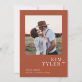 QR CODE Foto-Hochzeit Save The Date (Vorderseite)