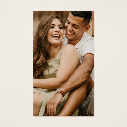 QR Code Foto Hochzeitskarte der Website (Rückseite)