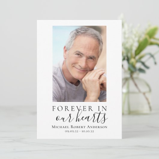 QR Code Foto Memorandum Service Program Programm (Stehend Vorderseite)