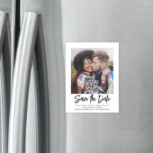 QR Code Foto Overlay Moderne Hochzeit speichern da