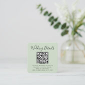 QR-Code Foto-RSVP Begleitkarte (Stehend Vorderseite)