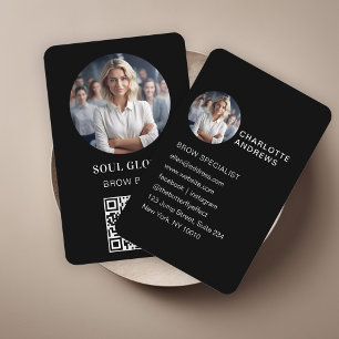 QR-Code, Foto, Salon Visitenkarte