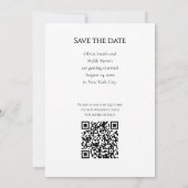 QR-Code Foto Save the Date (Rückseite)