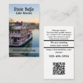 QR Code Foto Standard, 3,5" x 2,0" Visitenkarte (Vorne/Hinten)