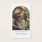 QR Code Foto UAWG Wedding Website Enclosure Card (Rückseite)