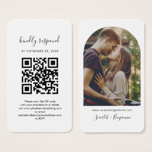 QR Code Foto UAWG Wedding Website Enclosure Card