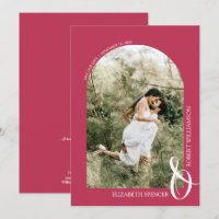 QR Code Foto Wedding Magenta