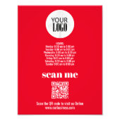 QR-Code Fotodruck (Vorne)