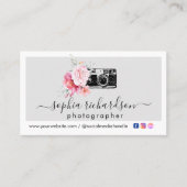 QR-Code-Fotograf Visitenkarte (Vorderseite)