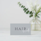 QR-Code Friseur Neutral Visitenkarte (Stehend Vorderseite)