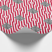 QR Code-frohe Weihnacht-lustiges Geschenkpapier (Ecke)