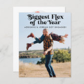 QR-Code Funny Foto Verlobung (Vorne/Hinten)