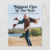 QR-Code Funny Foto Verlobung (Vorderseite)