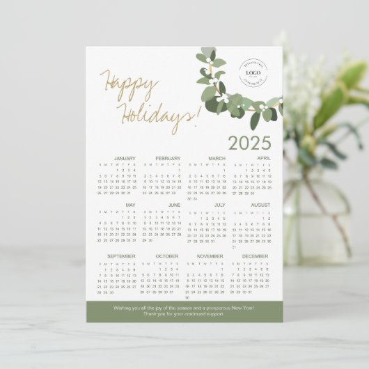 QR-Code für 2025 für den Kalender mit benutzerdefi (Stehend Vorderseite)