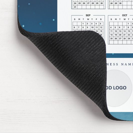 QR-Code für 2026-Kalender hinzufügen Mousepad (Ecke)